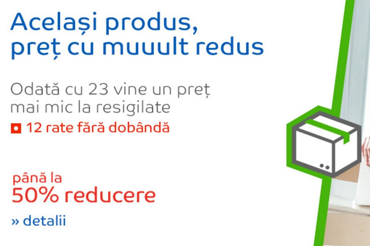 eMAG – 50% reducere pentru resigilate! Promotie a inceput chiar acum