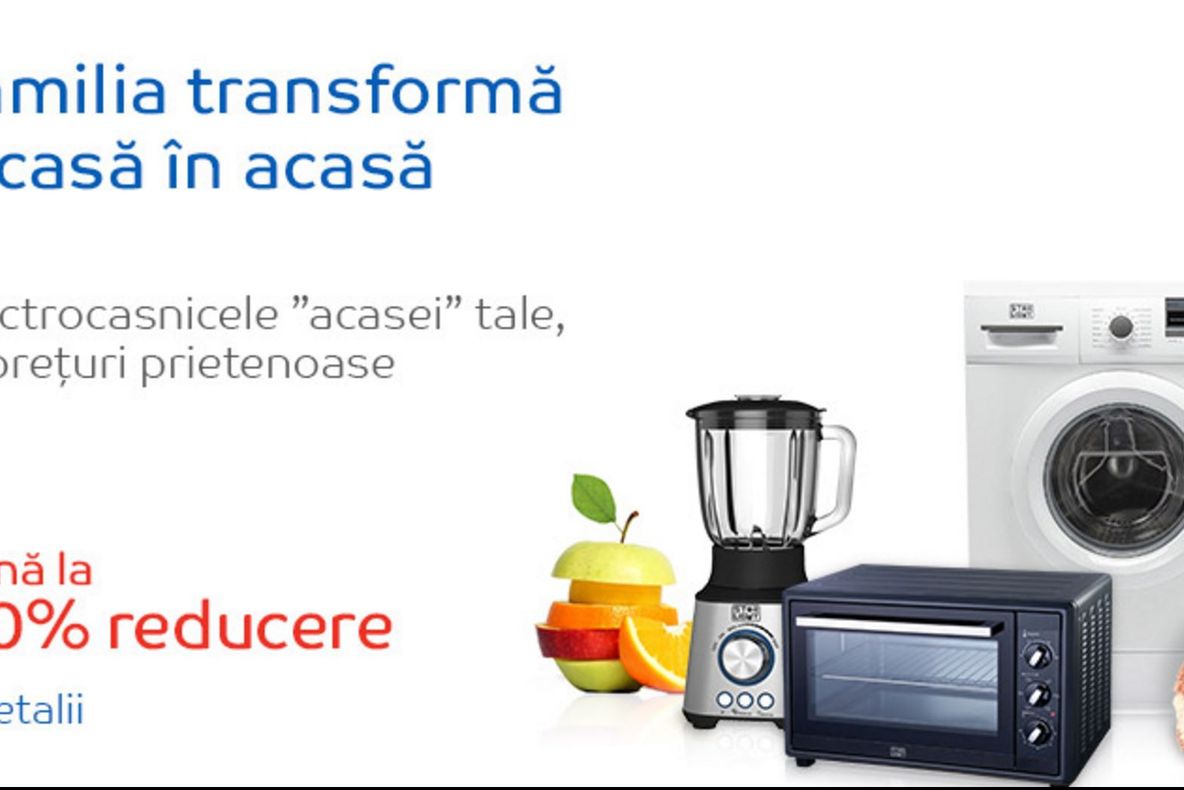 eMAG – Reduceri mari pentru electrocasnicele Star Light. Top 7 cele mai bune oferte