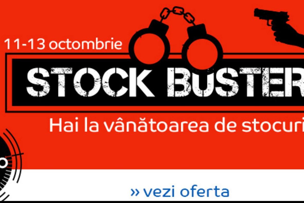 eMAG – Stock Busters – Reduceri record de pana la 75%. Care sunt produsele cu cele mai bune discount