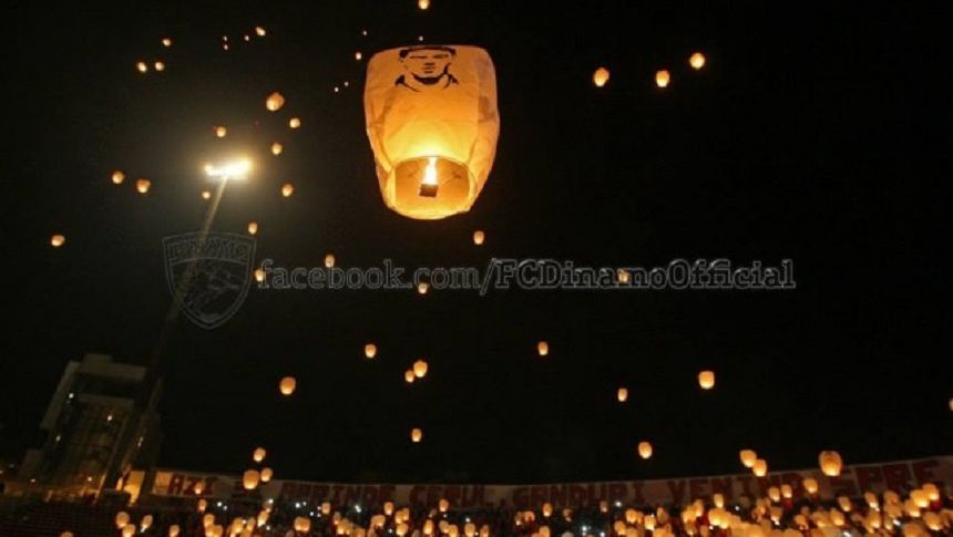 Comemorare emoţionantă a lui Cătălin Hîldan, miercuri seară, pe stadionul Dinamo
