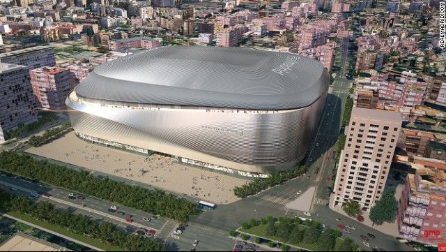Real Madrid a lansat un nou proiect de modernizare al stadionului Santiago Bernabeu