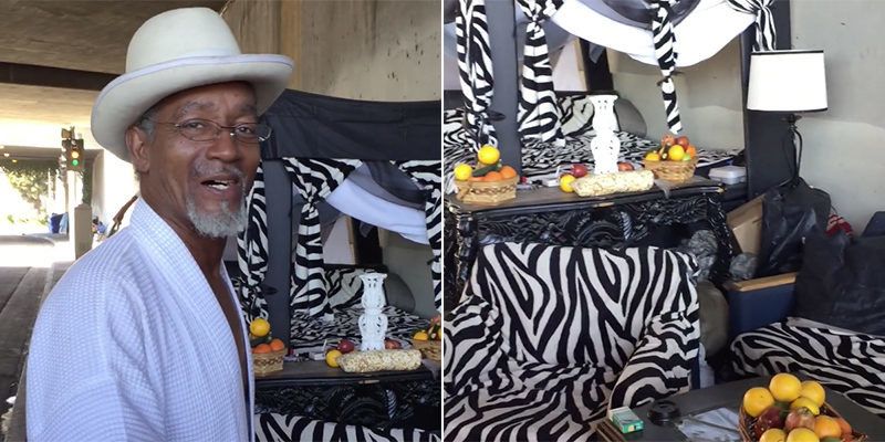 Bărbatul fără adăpost care uimeşte întreaga lume: cum arată locul pe care îl numeşte "ACASĂ"