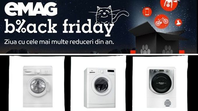 Black Friday 2016. eMAG - electrocasnice. 11 oferte de luat în seamă
