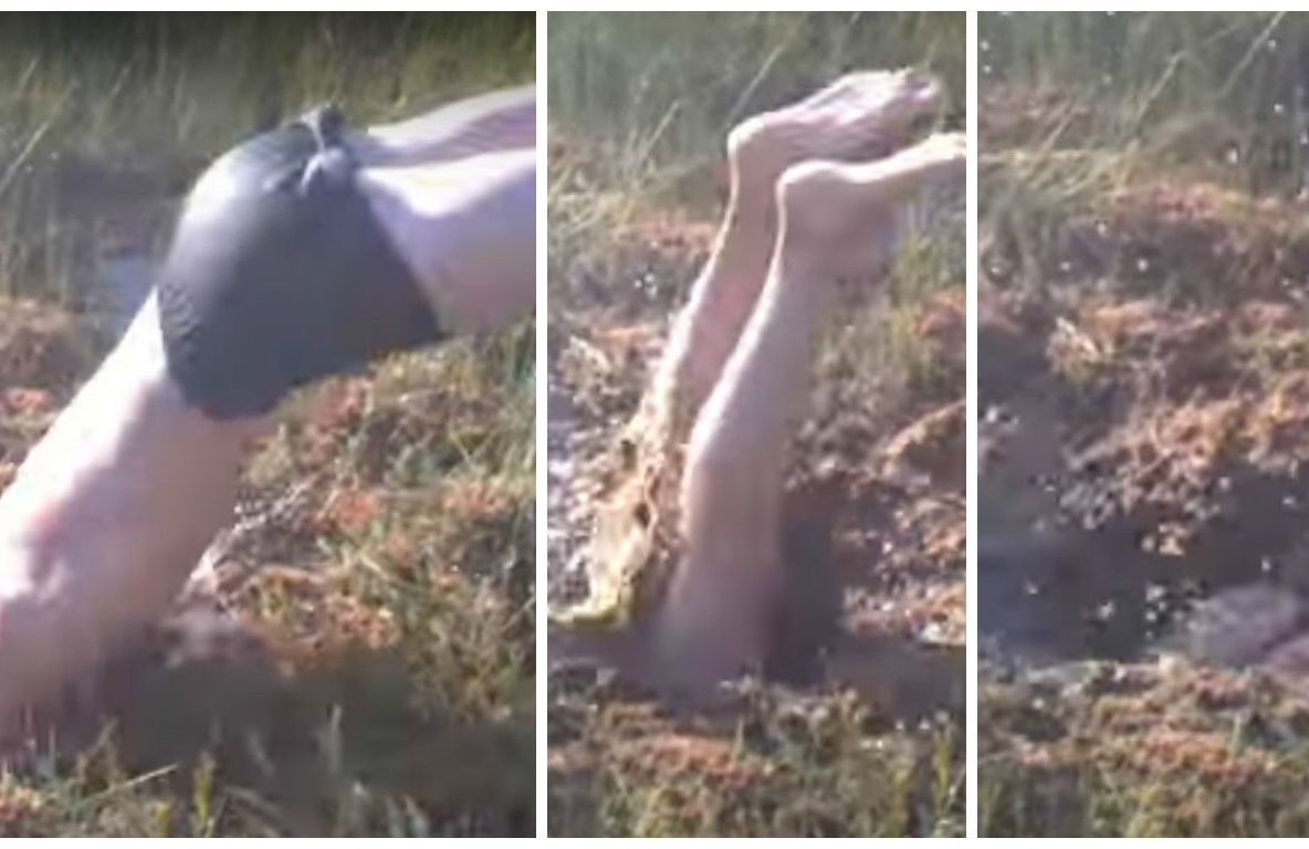 Clipul straniu filmat în Rusia. Tinerii plonjează în gaură și dispar. Explicația e șocantă