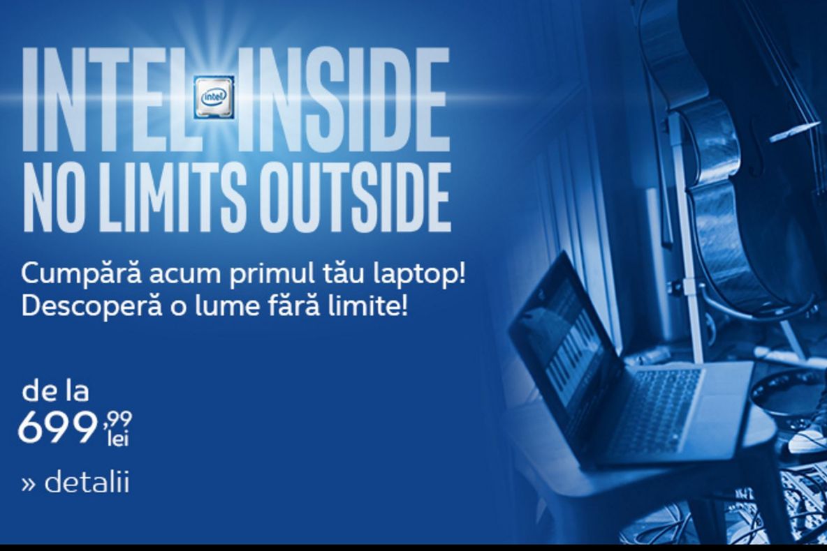 eMAG - Promotie uriasa: Preturile laptopurilor incep de la 699 de lei