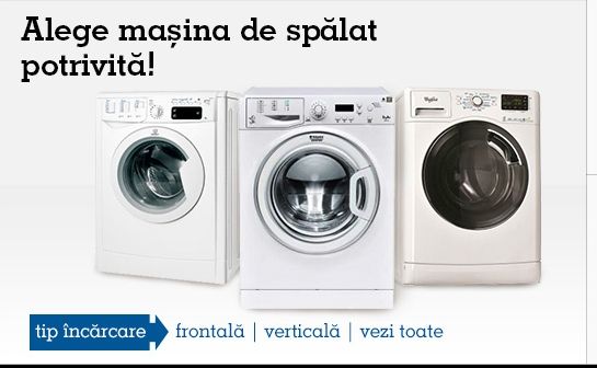 eMAG – 8 Masini de spalat rufe care merita cumparate chiar acum. Reduceri de 1 Decembrie