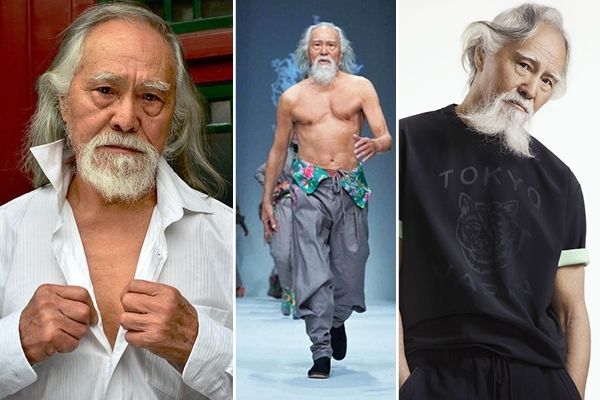 Manechin la 80 de ani: bărbatul din China care pare că sfidează timpul