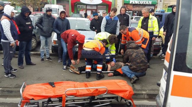 Sânge şi torţe pe străzile Aradului, după meciul UTA-Poli Timişoara 