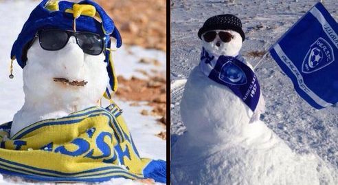 Ninsoare în deşert! Nisipul din Arabia Saudită, acoperit de zăpadă 