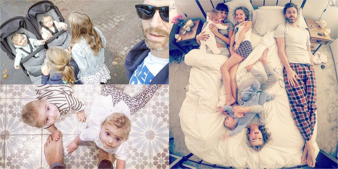 Amuzant, dar sincer! Un bărbat arată pe Instagram ce înseamnă să fii tatăl a 4 fetițe