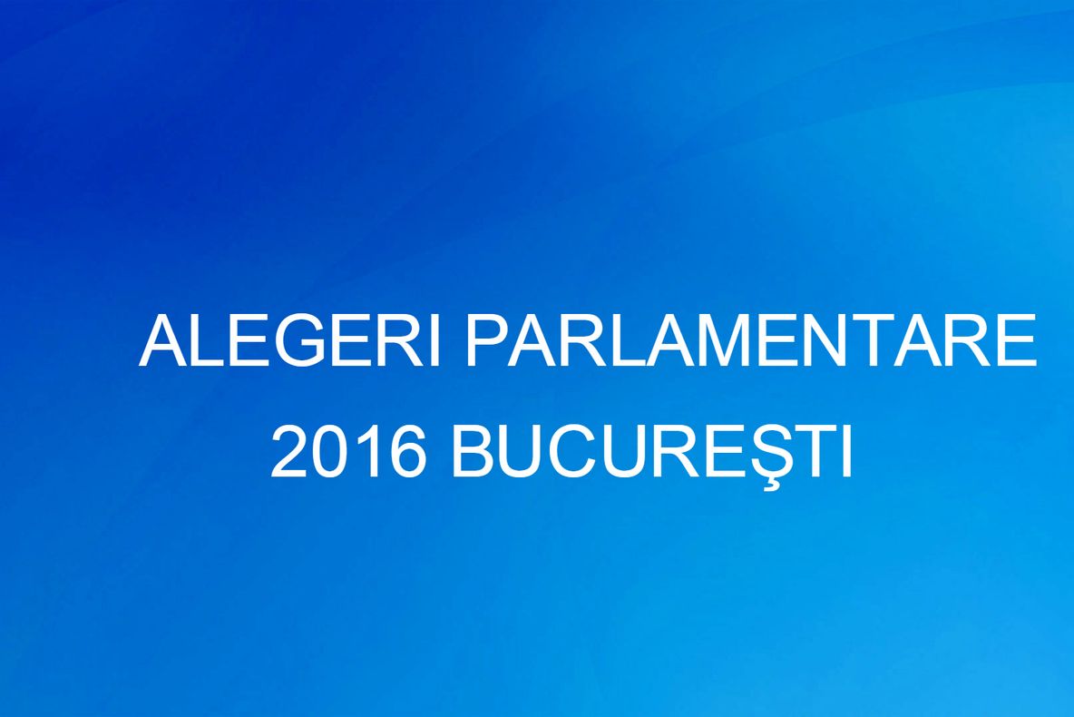 REZULTATE alegeri parlamentare 2016 București. USR, diferență uriașă față de PNL