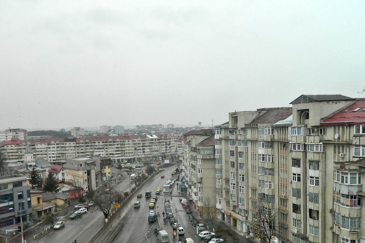 Protest al șoferilor în Botoşani din cauza stării proaste a unui drum județean 