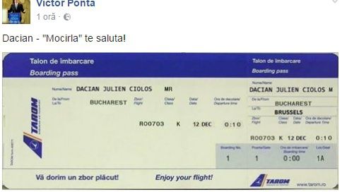 FOTO. Victor Ponta, postare halucinantă la adresa lui Cioloș, după ce PSD a câștigat zdrobitor 