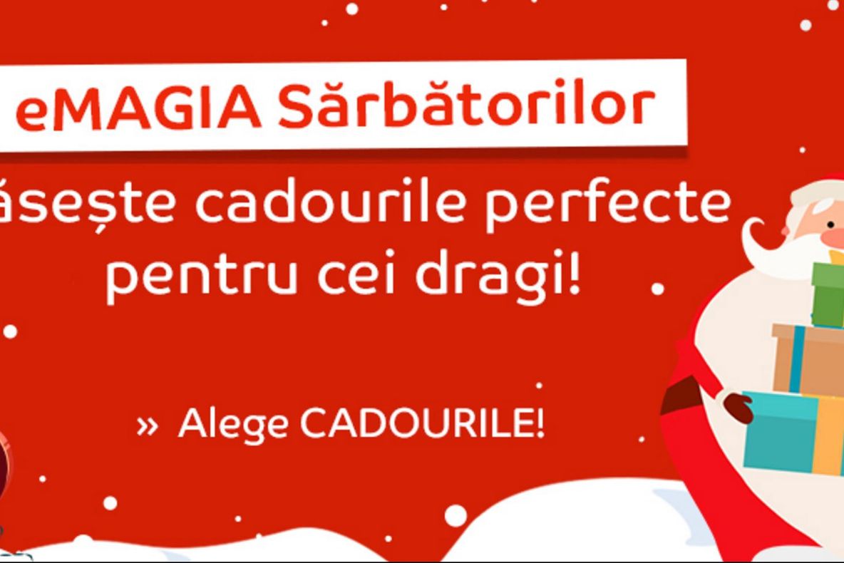 eMAG electrocasnice - 18 oferte din promotia de Craciun. Discounturile sunt consistente