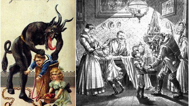 Tradiţie terifiantă! Krampus, creatura care fură copii de Moş Nicolae şi îi duce în ''Iad''