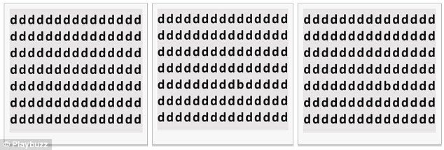 În tabelul ataşat se afla litera B. Foarte puţini reuşesc să o vadă 