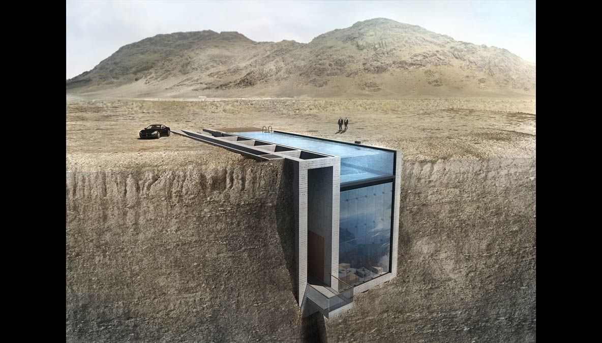 Au construit o casă pe marginea prăpastiei. Designul e uluitor, dar interiorul face toţi banii