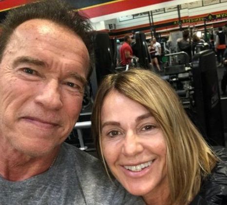 Nadia Comăneci, întâlnire cu Arnold Schwarzenegger la sala de fitness