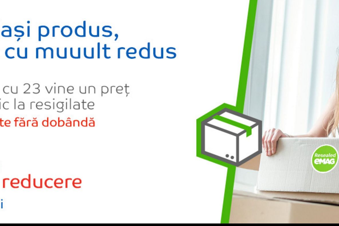 eMAG resigilate – Doar azi, preturile scad cu pana la 50%