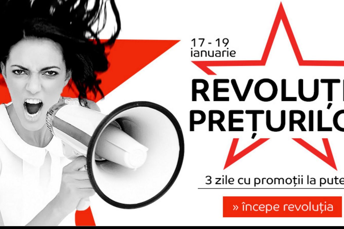 eMAG Revolutia Preturilor – 10 oferte cu discount de 50% - Se epuizeaza cu viteza luminii