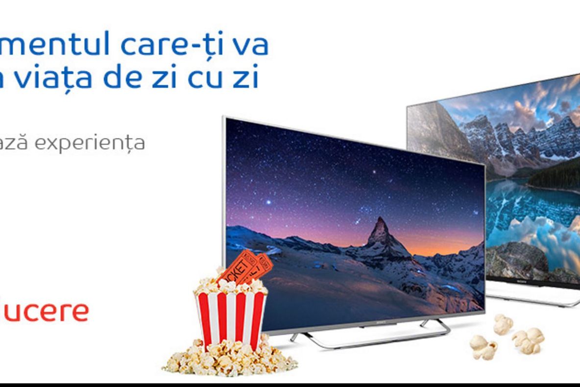 eMAG – Reduceri de 25% pentru televizoarele Sony