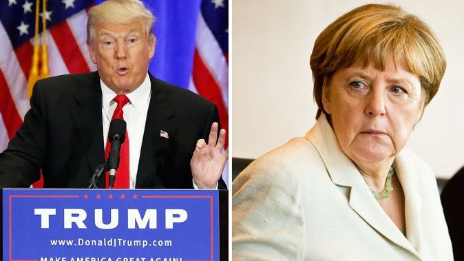 Trump și Merkel au subliniat "importanța fundamentală" a NATO. Trump vine în vară în Europa