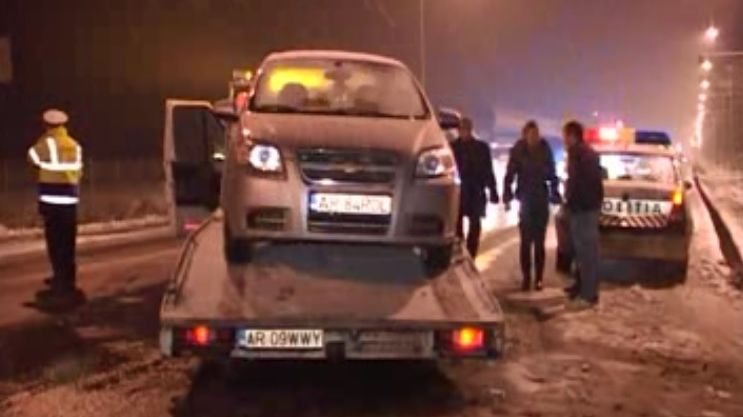 Accidente în lanț. 5 mașini au ajuns în șanț 