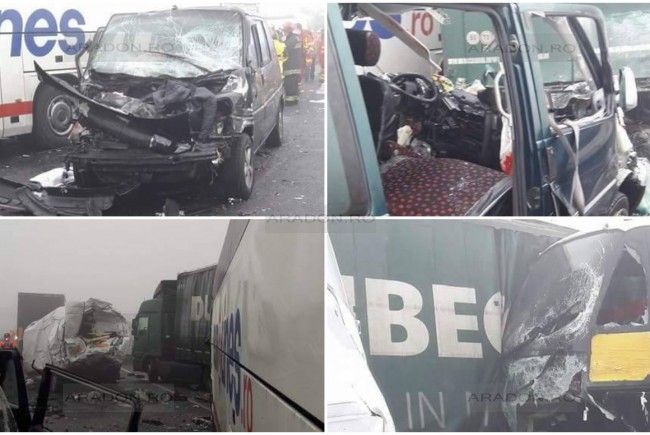 Accident cu un autocar românesc, la graniţa cu Ungaria: Un român a murit, alţi 6 sunt răniţi- UPDATE