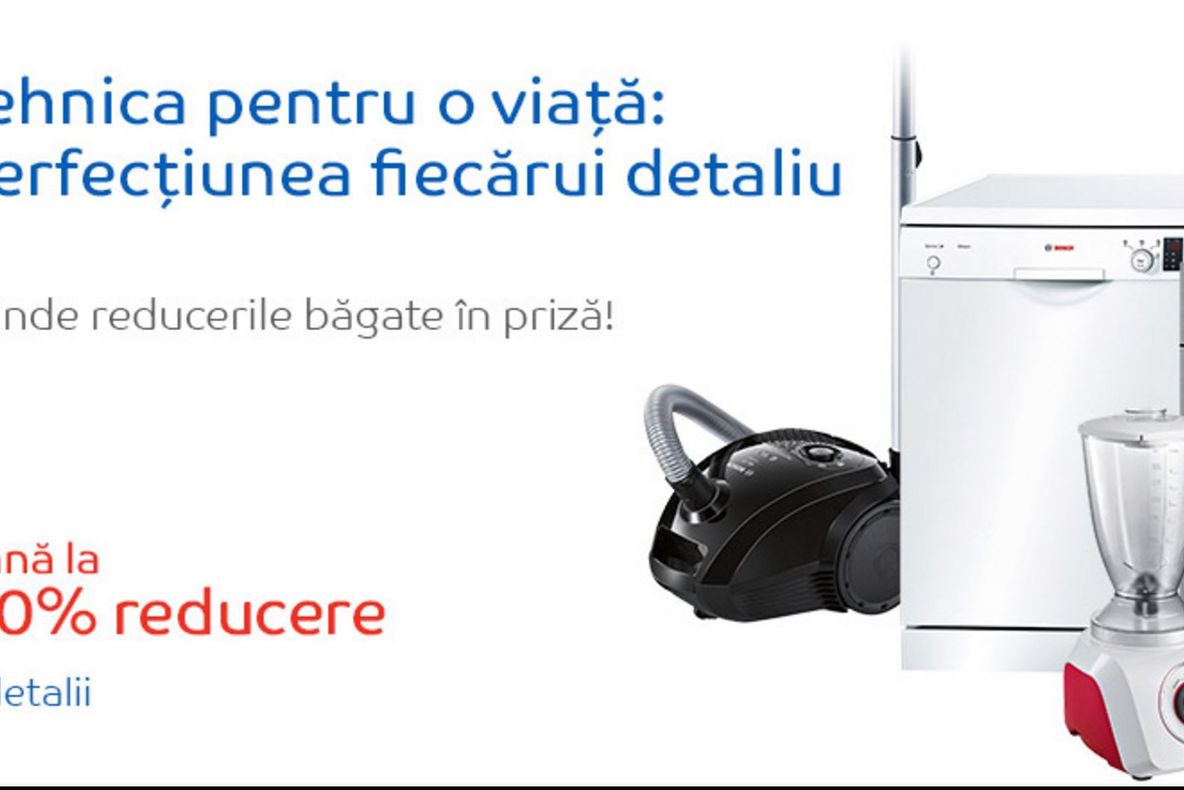 eMAG – Reduceri 40% pentru mai multe electrocasnice. Care sunt cele mai populare oferte