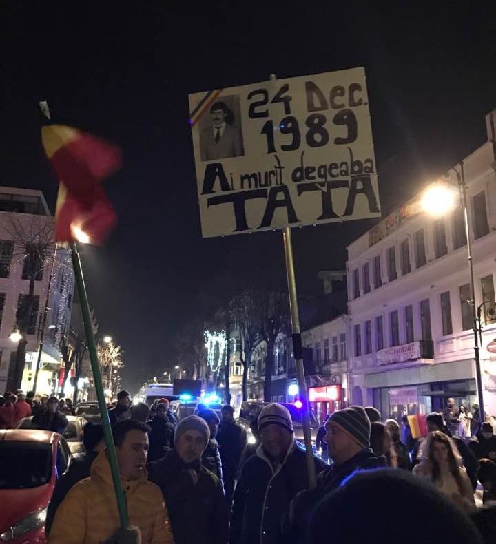  "24 decembrie 1989 -Ai murit degeaba, tată", cel mai dureros mesaj de la protest.Povestea din spate