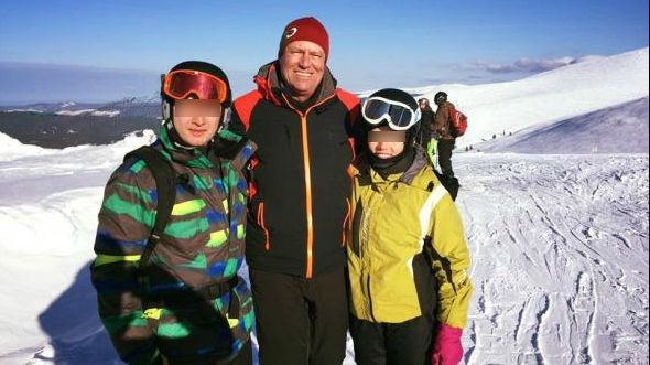 Iohannis, la schi în Munții Șureanu