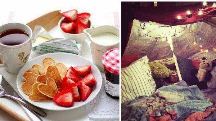 Idei de mic dejun romantic 