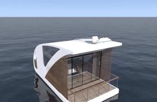 Japonezii au dezvoltat mini-moteluri plutitoare.Practic, te plimbi pe apă într-un dormitor navigabil