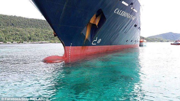 Dezastru ecologic în cea mai frumoasa zonă turistică. Un vapor eșuat distruge un recif de corali 