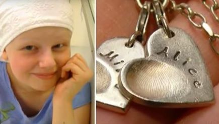 Mama a pierdut colierul fiicei, după ce a murit. Câteva zile mai târziu, l-a văzut la un alt părinte