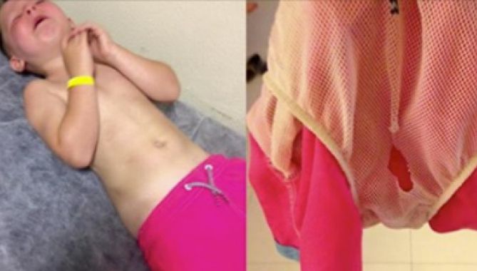 A intrat în apă, apoi a scos un ţipăt ÎNFIORĂTOR! Mama aproape a leşinat când a văzut ce era acolo