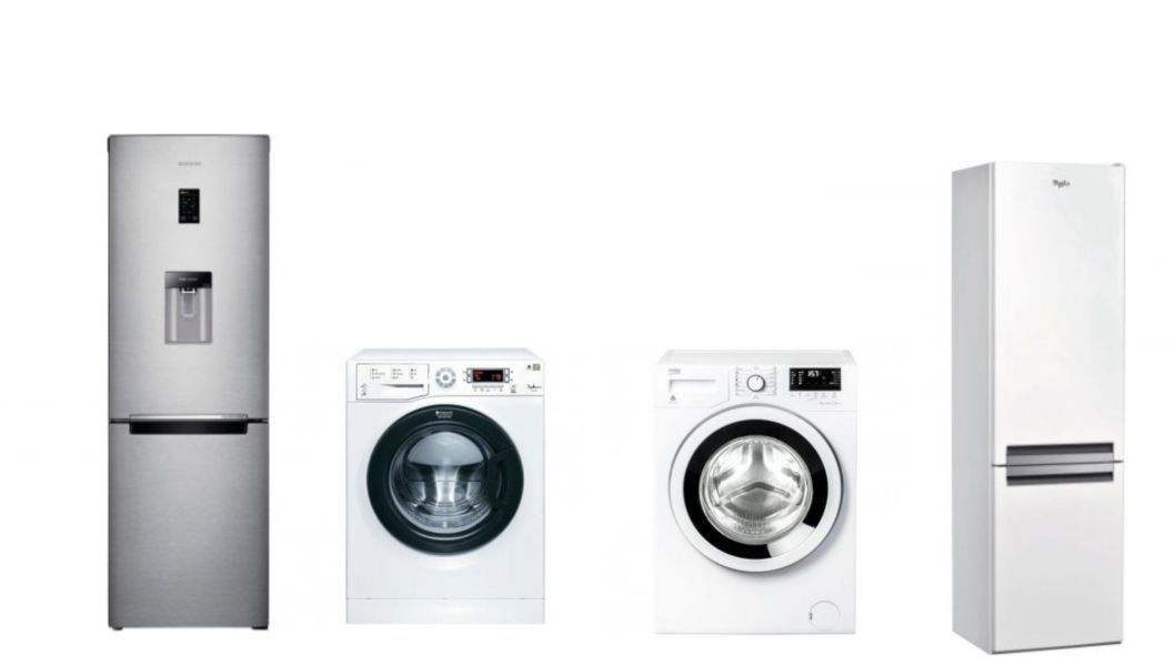 Reduceri eMAG Stock Busters. 10 oferte tari la frigidere și mașini de spălat