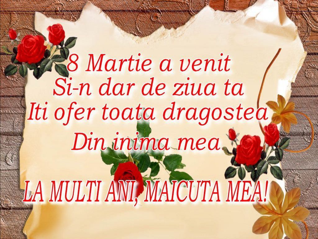 Felicitări de 8 martie. Iată cele mai drăguţe felicitări de Ziua Femeii pentru mame, iubite şi soţii