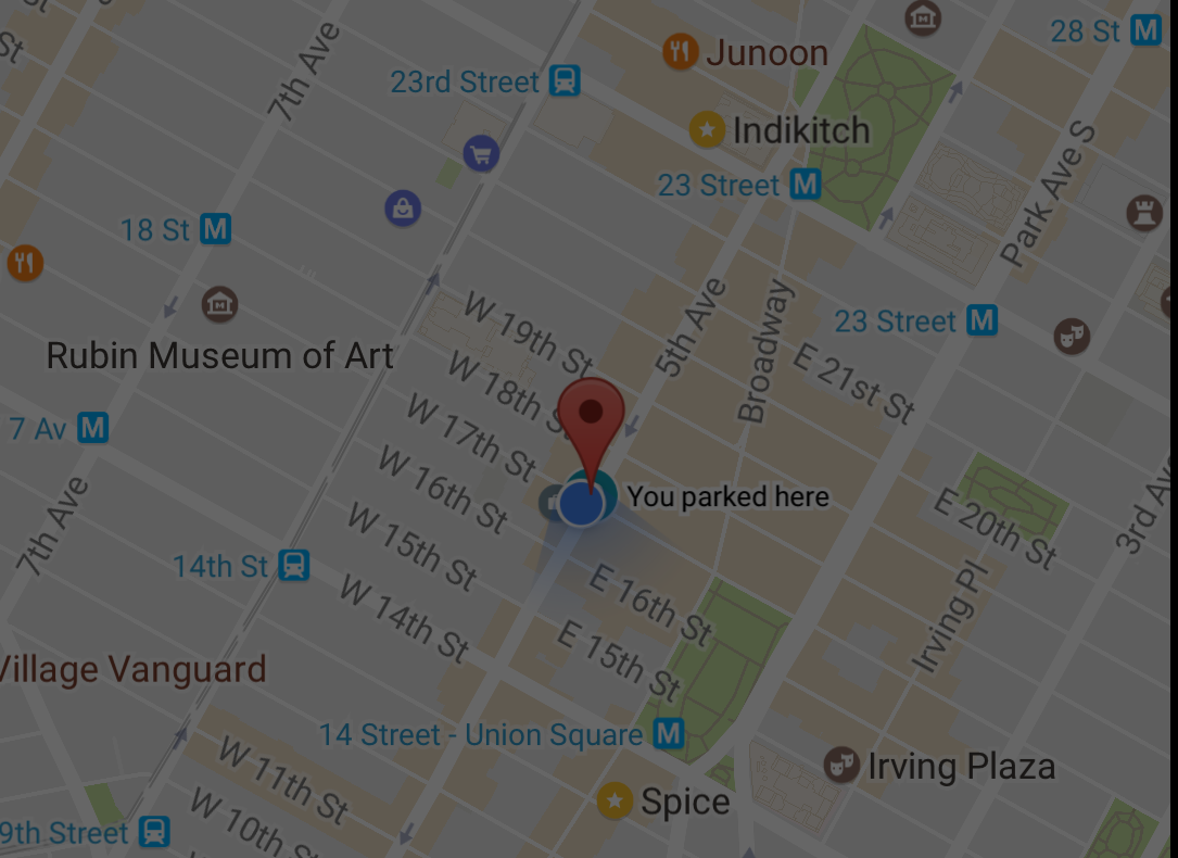 Google Maps ne va spune unde am parcat maşina