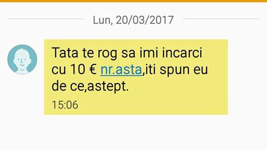 O nouă metodă de înşelătorie prin sms-uri. Nu răspundeţi la astfel de mesaje primite pe telefon! 