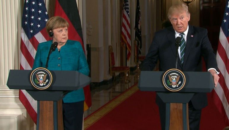 Trump și Merkel au pus lumea la punct! Ce au discutat cei doi lideri importanți la prima întâlnire