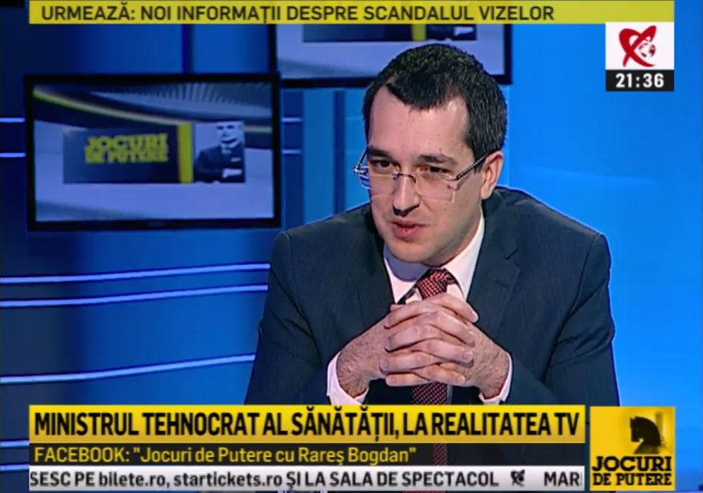 Vlad Voiculescu: Principala problemă a spitalelor este managementul