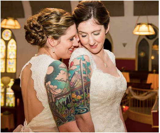 Cele mai TATUATE mirese din lume. Invitaţii au chicotit că femeile arată URÂT