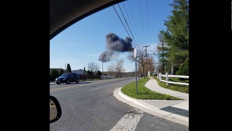 Un avion de vânătoare F-16 s-a prăbușit în SUA. Pilotul s-a catapultat