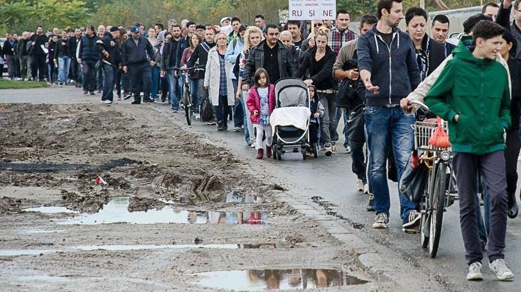 Haosul din București i-a scos pe oameni în stradă. Protest în Prelungirea Ghencea