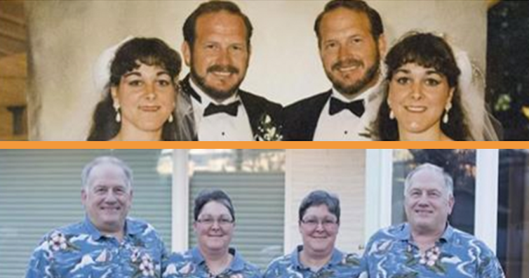 Cum arată gemenele identice care s-au căsătorit cu doi fraţi, tot gemeni. Cea mai ciudată familie