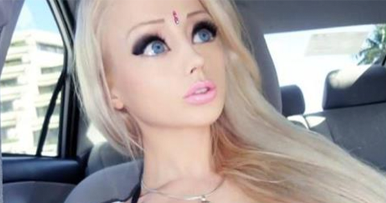 Cum arată fără machiaj Păpuşa Barbie umană.Adevărata faţă a acestei tinere.Nici amicii n-o recunosc