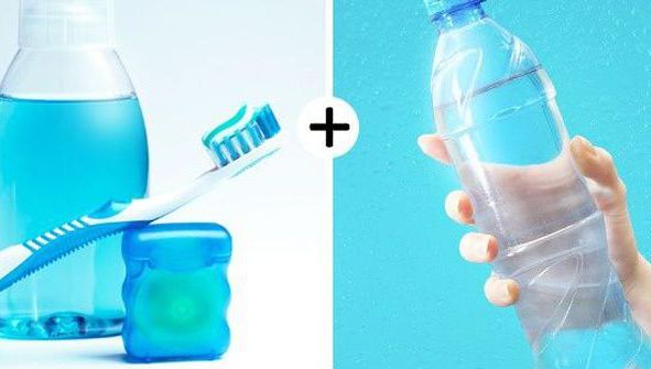 A pus apă de gură în vasul de toaletă şi a aşteptat 30 de minute! Motivul te va uimi!