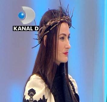 Apariţie şoc la tv în România. A purtat o coroană de spini ca a lui Iisus 