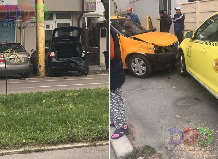 Accident GRAV, la Constanţa - 2 maşini distruse, după ce un şofer a făcut o criză de epilepsie